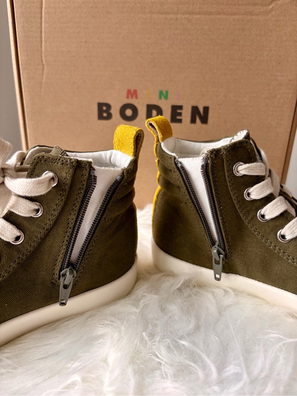 Mini Boden High Top Sneakers - Picture 3 of 10